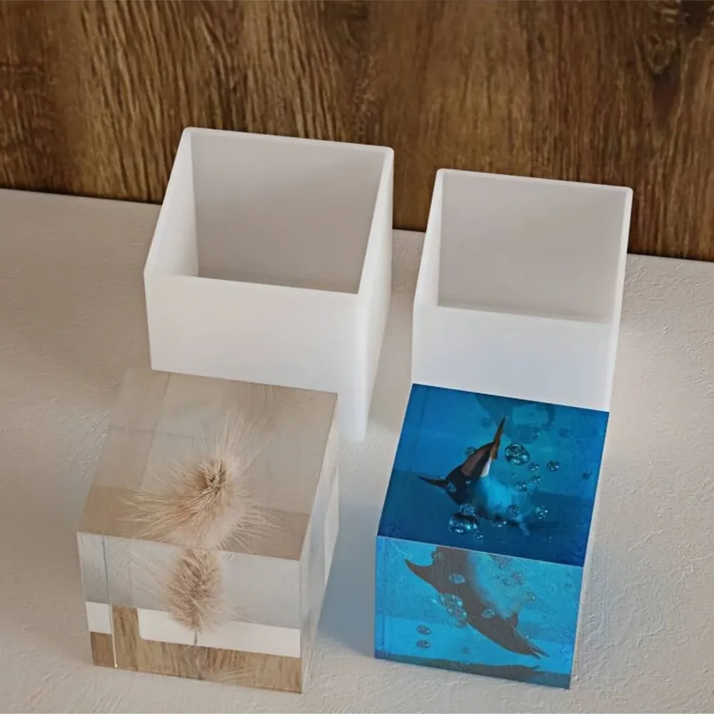 Kit résine époxy transparente AB sans bulles pour moulage