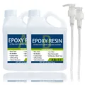 Kit résine époxy transparente auto-nivelante pour table et bijoux – Couleur 32oz