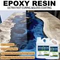 Kit résine époxy transparente auto-nivelante pour table et bijoux – 5