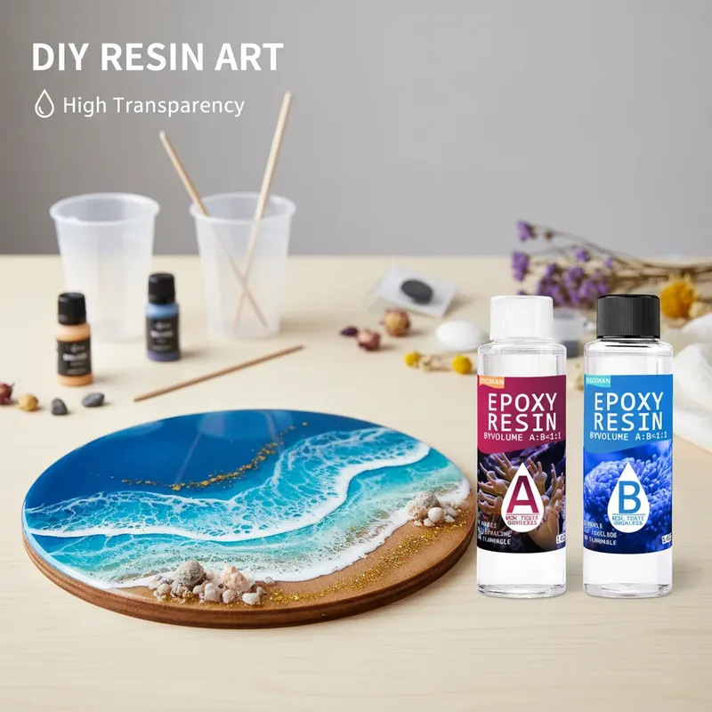 Kit résine époxy transparente pour moulage et revêtement