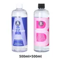 Kit résine haute brillance 1:1 pour art et bijoux DIY – Couleur 500ml 500ml