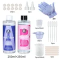 Kit résine haute brillance 1:1 pour art et bijoux DIY – Couleur Resin set4