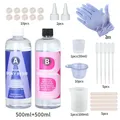 Kit résine haute brillance 1:1 pour art et bijoux DIY – Couleur Resin set5