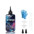 Kit résine UV 100g / 200g transparente à durcissement rapide – Couleur 100g