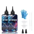 Kit résine UV 100g / 200g transparente à durcissement rapide – Couleur 200g
