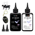 Kit résine UV 100g noire et blanche dure – 1