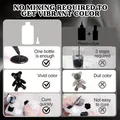Kit résine UV 100g noire et blanche dure – 5