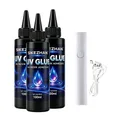 Kit résine UV 100ml avec lampe, adhésif dur à prise rapide – Couleur Set 3