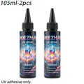 Kit résine UV 105 ml dure à durcissement rapide – Couleur 105ml-2pcs