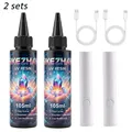 Kit résine UV 105 ml dure à durcissement rapide – Couleur 2 sets