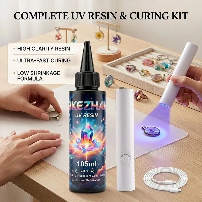 Kit résine UV 105 ml dure à durcissement rapide