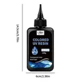 Kit résine UV 12 couleurs vibrantes inodore pour bijoux – 6