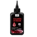 Kit résine UV 12 couleurs vibrantes inodore pour bijoux – Couleur Rouge