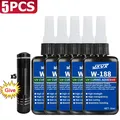 Kit résine UV 50 g x1 à x5 pour bijoux et collage verre – Couleur 50G-5Pcs