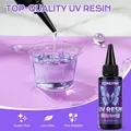 Kit résine UV 50 ml avec lampe rechargeable pour bijoux – 2