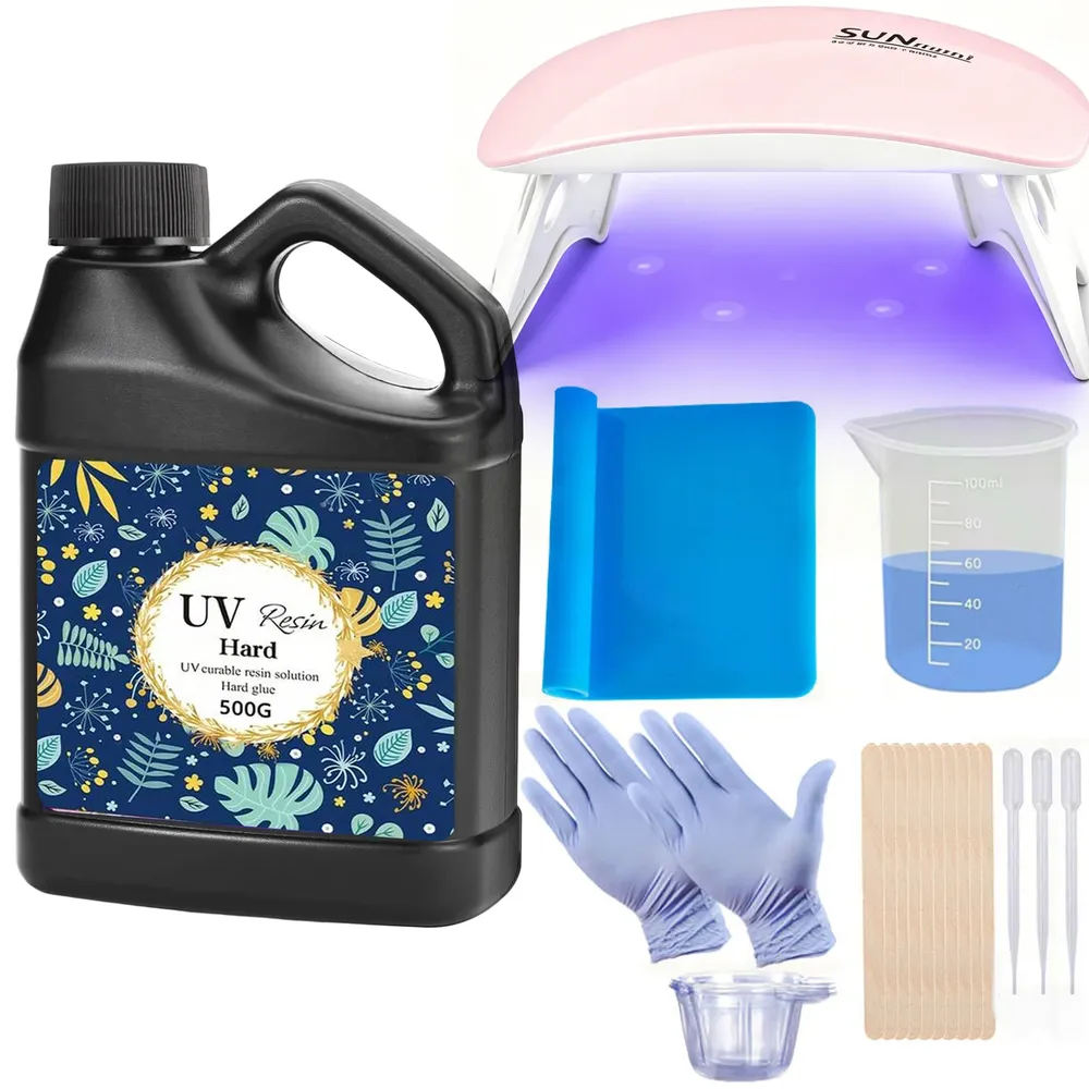 Kit résine UV 500 g à 1000 g faible odeur