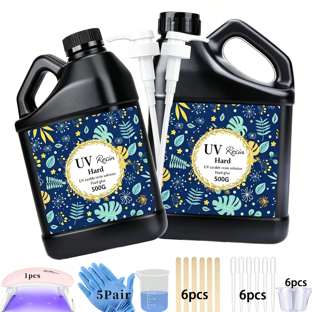 Kit résine UV 500 g à 1000 g faible odeur