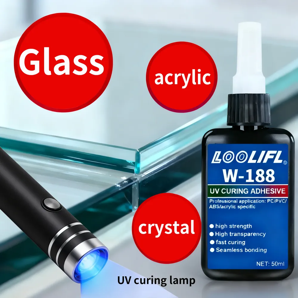 Kit résine UV 50g avec lampe, durcissement rapide 5 secondes