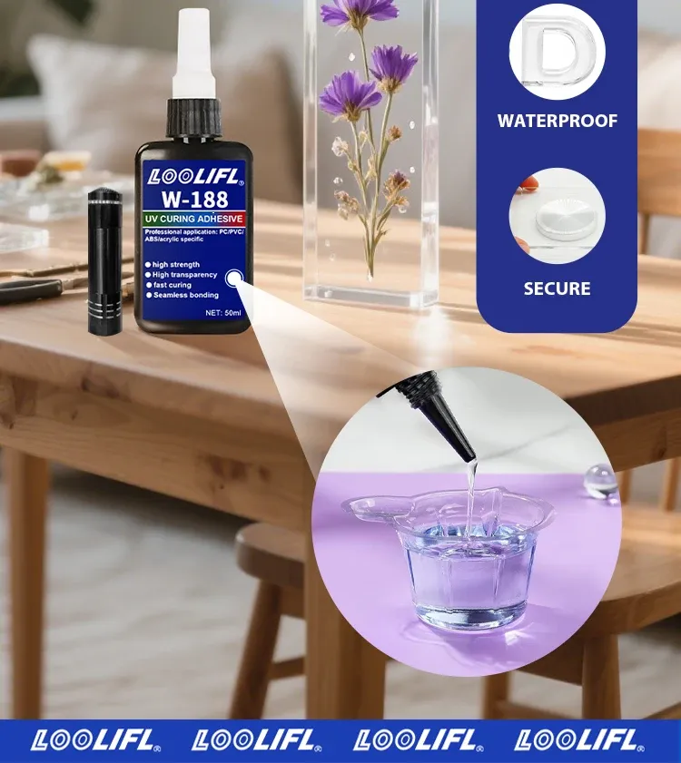 Kit résine UV 50g avec lampe pour bijoux et réparations