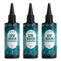 Kit résine UV dure 100g transparente, durcissement rapide avec outils – Couleur 300g