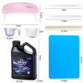 Kit résine UV dure 500g transparente, durcissement rapide pour bijoux – 5