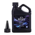 Kit résine UV dure 500g transparente, durcissement rapide pour bijoux – Couleur 500g