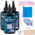 Kit résine UV dure transparente durcissement rapide 100g à 250g – 1