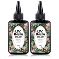 Kit résine UV dure transparente séchage rapide pour bijoux – Couleur 200g