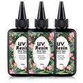 Kit résine UV dure transparente séchage rapide pour bijoux – Couleur 300g
