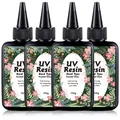 Kit résine UV dure transparente séchage rapide pour bijoux – Couleur 400g