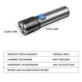 Lampe torche UV rechargeable USB 395nm pour résine – 6