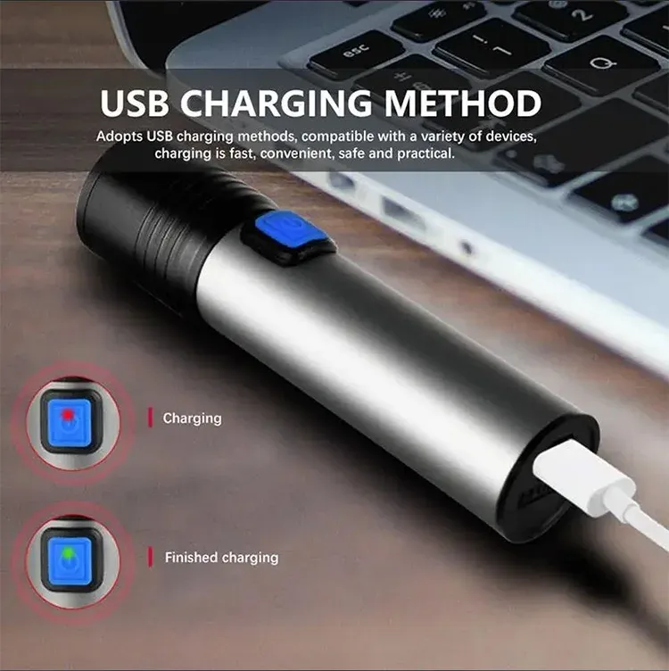 Lampe torche UV rechargeable USB 395nm pour résine