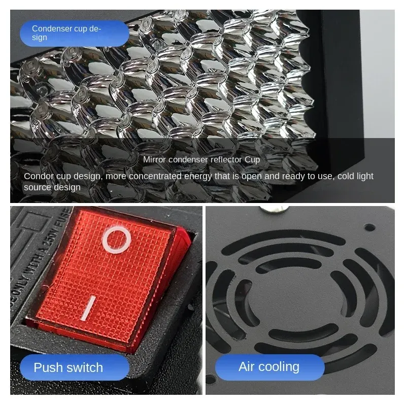 Lampe UV LED 1600W 365-405nm pour résine et PCB
