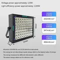 Lampe UV LED portable 800W 365-405nm pour résine et adhésifs – Couleur de l'abat-jour 1200W