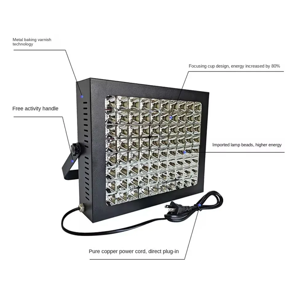 Lampe UV LED portable 800W 365-405nm pour résine et adhésifs