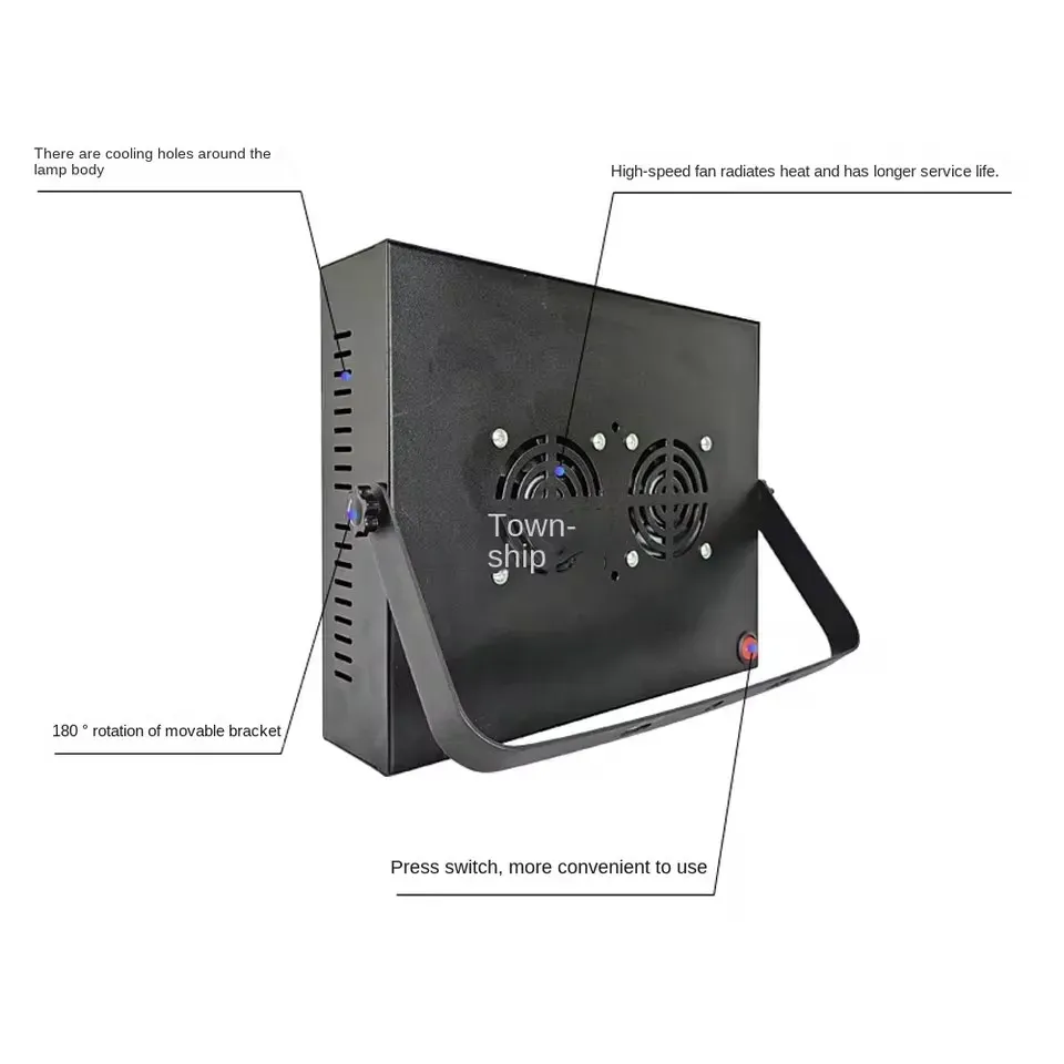 Lampe UV LED portable 800W 365-405nm pour résine et adhésifs