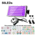 Lampe UV LED résine lot de 50 à 144 – Couleur de l'abat-jour 50 LEDs