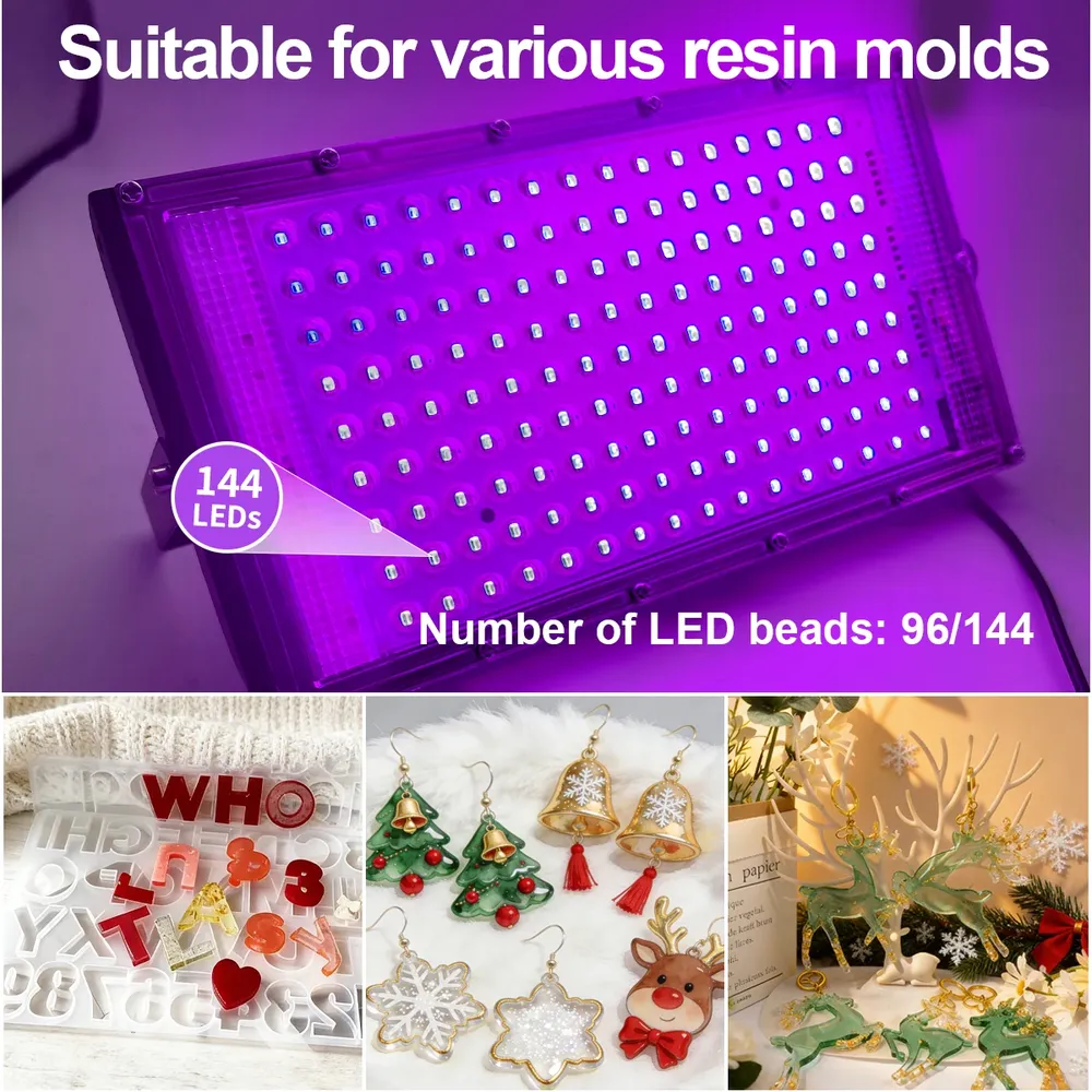 Lampe UV LED résine lot de 96 à 144