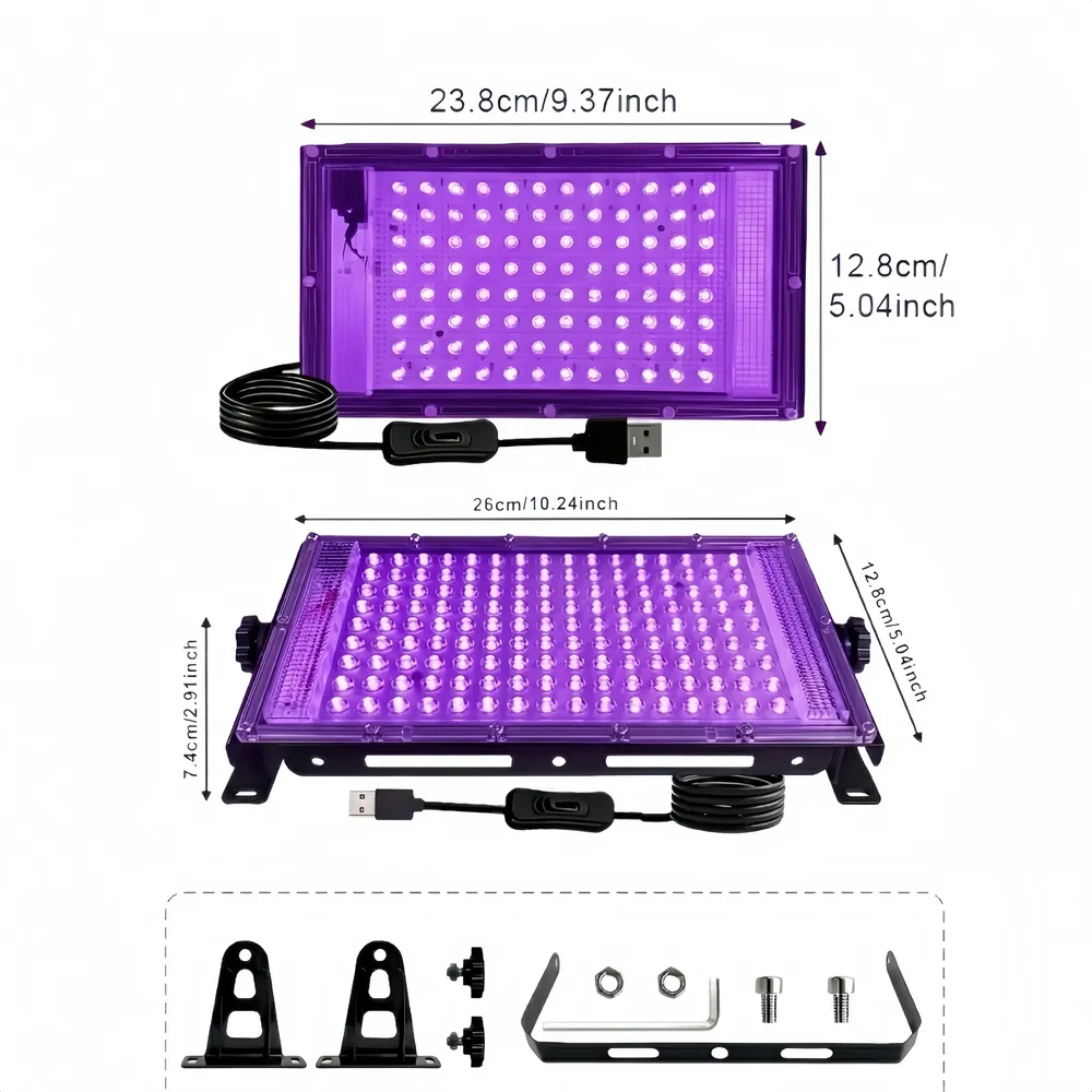 Lampe UV LED résine lot de 96 à 144