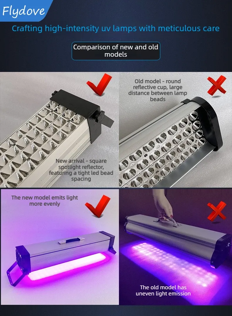 Lampe UV résine haute puissance double longueur