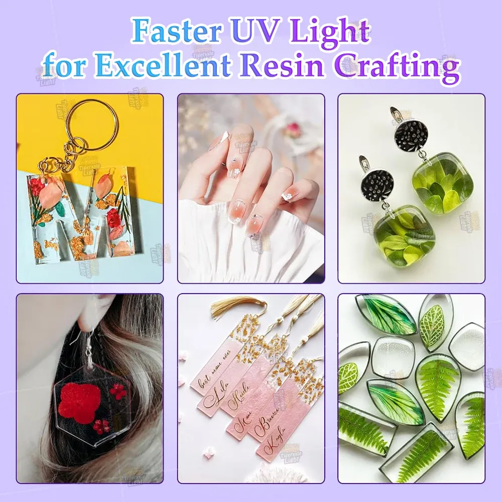 Lampe UV résine séchage rapide pour bijoux et décoration