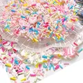 Lot 10 à 50 g flocons argile douce pour remplissage résine – 3