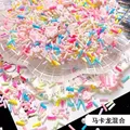 Lot 10 à 50 g flocons argile douce pour remplissage résine – Color Macaron Mixed Slices