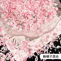 Lot 10 à 50 g flocons argile douce pour remplissage résine – Color Pink Peach Mixed