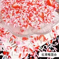 Lot 10 à 50 g flocons argile douce pour remplissage résine – Color Red Strawberry