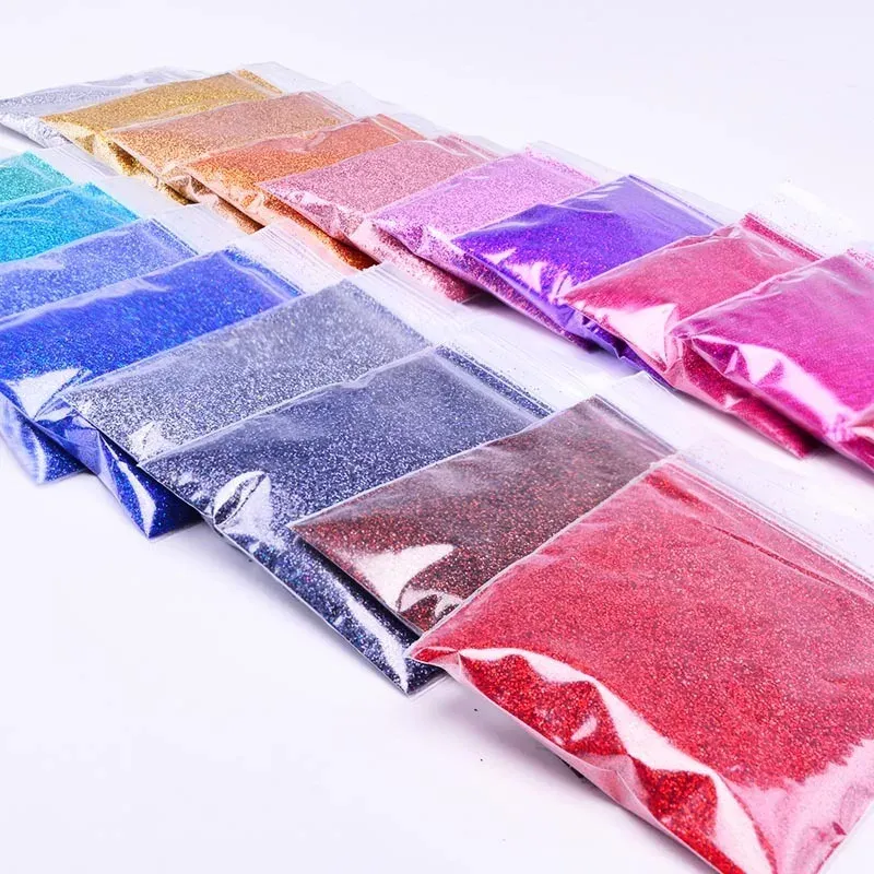 Lot 10 g poudre paillettes holographique laser pour résine