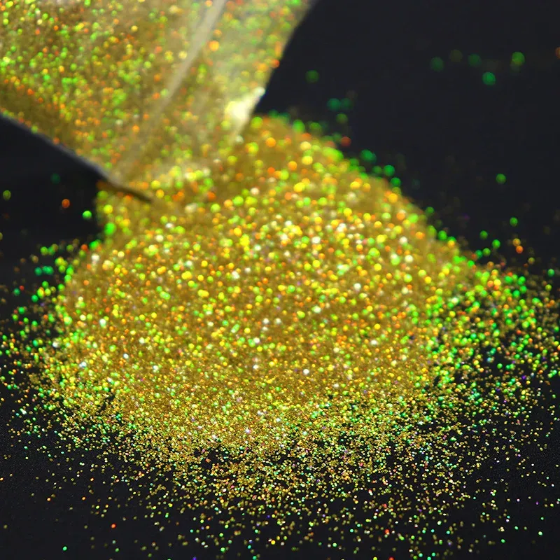 Lot 10 g poudre paillettes holographique laser pour résine