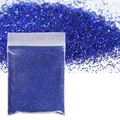 Lot 10 g poudre paillettes holographique laser pour résine – Couleur Rose rouge (19)