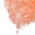 Lot 100 g micro billes verre pour remplissage résine et ongles – Couleur Orange Red