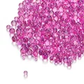 Lot 100 g micro billes verre pour remplissage résine et ongles – Couleur Rose Red